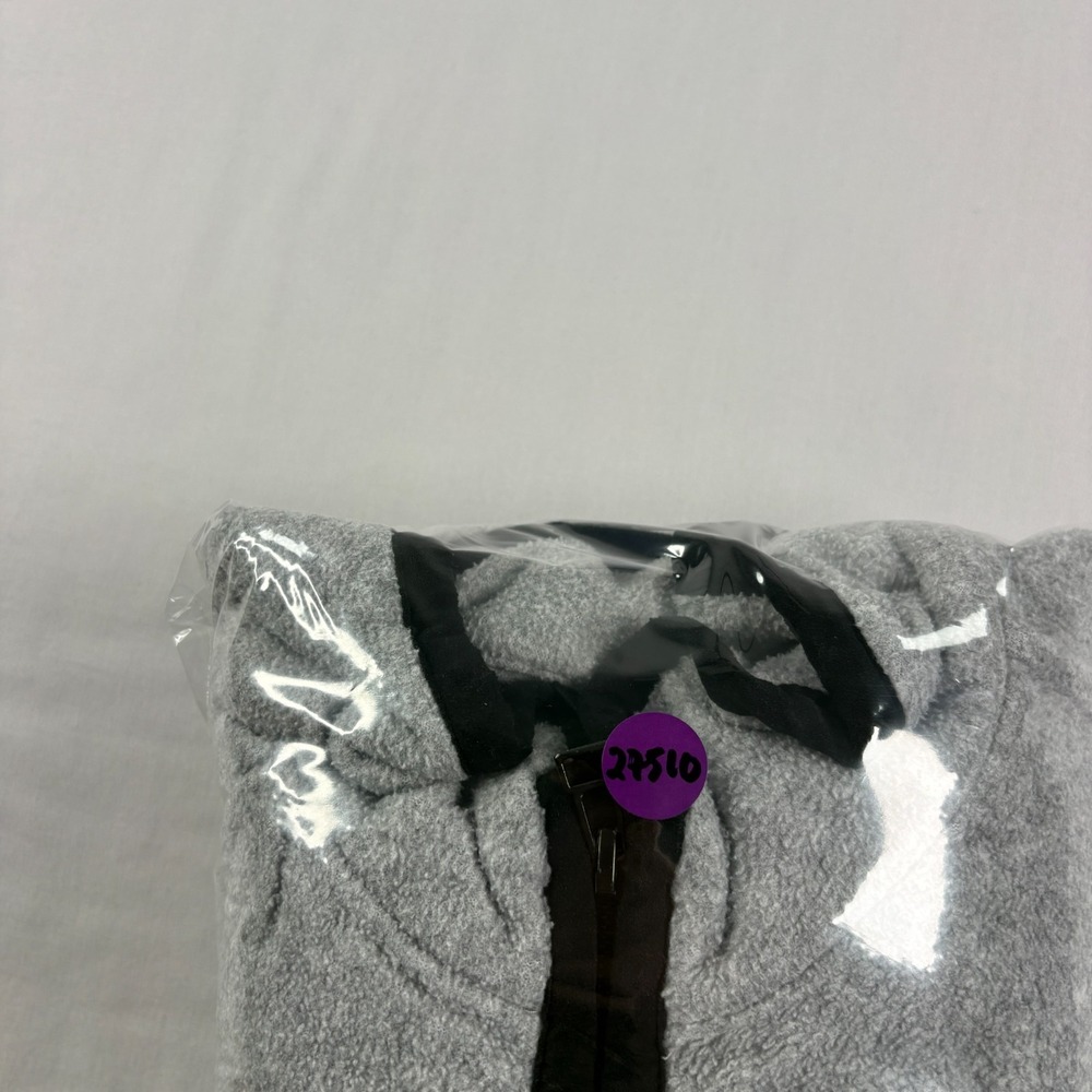 Vintage 90s Nike Jacket Mens Large Gray Fleece Full Zip Pockets Casual - Picture 12 of 12